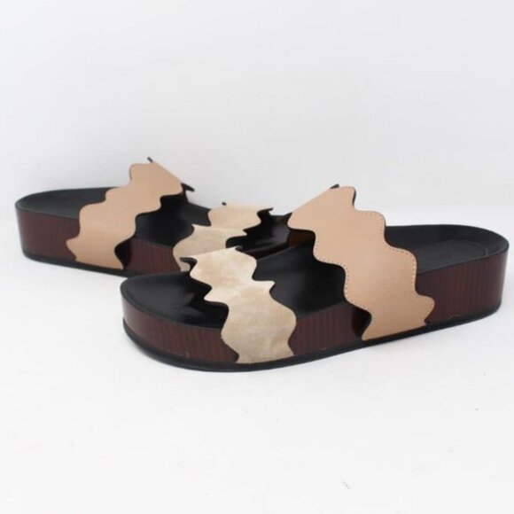 Chloe #50572 Camel SlidesSize 41